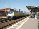ME 146-05 der metronom Eisenbahngesellschaft als RE 2 Hannover Hbf - Göttingen in Einbeck-Salzderhelden. 30.03.2019