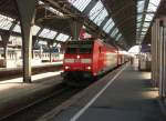 146 111 als IRE nach Kreuzlingen in Karlsruhe Hbf.