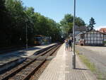 201 der Verkehrsbetriebe Nordhausen als Linie 10 Ilfeld Neanderklinik Harztor - Nordhausen Theaterplatz in Ilfeld.