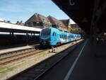 ET 428 vierteiliger STADLER FLIRT/848721/et-441-der-go-ahead-bayern ET 4.41 der Go Ahead Bayern als RB 92 aus Memmingen in Lindau-Insel. 11.05.2024