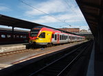 429 050 der Hessischen Landesbahn als RE 98 aus Frankfurt (Main) Hbf in Kassel Hbf.