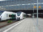 1440 830 der Mitteldeutschen Regiobahn als RE 3 Dresden Hbf - Hof Hbf in Chemnitz Hbf.