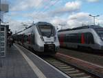 9442 814 der Abellio Rail Mitteldeutschland als RB 25 aus Saalfeld (Saale) in Halle (Saale) Hbf. 09.02.2019