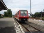 VT 611 ADtranz Regio Swinger/212868/611-509-als-re-ulm-hbf 611 509 als RE Ulm Hbf - Sigmaringen in Mengen. 29.07.2012