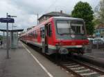 928 247 als RE Aschaffenburg Hbf - Crailsheim in Lauda. 11.05.2013