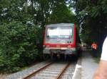 628 290 als RB 55 nach Korbach in Thlen. 03.08.2013