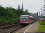 628 509 kommt als RB38 aus Dsseldorf in Kln Deutz an. April 2009