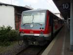 928 643 als RB 14 nach Luxembourg in Trier Hbf.