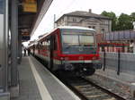 928 551 als RE Aschaffenburg Hbf - Crailsheim in Lauda.