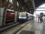 Ein 628 der Eisenbahnen und Verkehrsbetriebe Elbe-Weser als Moorexpress nach Stade in Bremen Hbf.