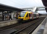 VT 204 der Hessischen Landesbahn als RB 93 Betzdorf (Sieg) - Bad Berleburg in Siegen Hbf.