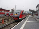 642 724 als RE 87 Aschaffenburg Hbf - Crailsheim in Miltenberg.