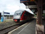 642 058 der Erzgebirgsbahn als RB 80 aus Chemnitz Hbf in Cranzahl.