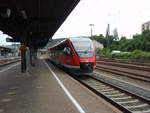 643 010 als RB 65 nach Kaiserslautern Hbf in Bingen (Rhein) Hbf.