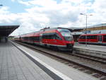 643 516 als RE 6 Neustadt (Weinstr.) Hbf - Karlsruhe Hbf in Landau (Pfalz) Hbf. 11.07.2020