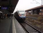 643 317 der NordWestBahn als RB 85 aus Paderborn Hbf in Gttingen.