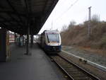 648 090 der NordWestBahn als RE 18 nach Varel (Oldb.) in Osnabrück Hbf.