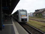 1648 428 der Abellio Rail Mitteldeutschland als RE 4 aus Halle (Saale) Hbf in Goslar.