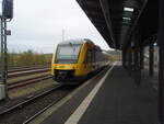 Ein Lint 41 der Hessischen Landesbahn als RB 29 Siershahn - Limburg (Lahn) in Montabaur. 24.10.2024