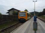 650 077 der Länderbahn als RB 38 nach Viechtach in Gotteszell. 21.09.2021