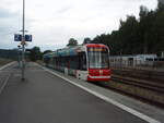 442 der City-Bahn Chemnitz als CB 13 nach Burgstdt in Aue (Sachs). 15.07.2025