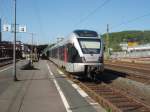ET 23003-B der Abellio Rail NRW als RE 16 aus Hagen Hbf in Siegen. 18.05.2014