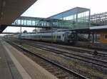 440 102 der agilis als RE 18 aus Ulm Hbf in Regensburg Hbf.