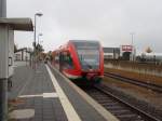 Ein VT 646 der Kurhessenbahn als RB 55 aus Brilon Wald in Brilon Stadt.