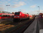 245 017 als RB 97 aus Brilon Wald in Korbach Hbf. 01.02.2025