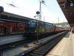 DB Regio Baden-Wurttemberg/848728/193-242-als-ire-200-aus 193 242 als IRE 200 aus Plochingen in Ulm Hbf. 11.05.2024