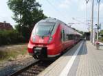 DB Regio Bayern/228762/442-743-als-s-1-nach 442 743 als S 1 nach Nrnberg Hbf in Lauf (l. Pegnitz). 22.08.2012
