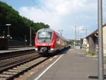DB Regio Bayern/703341/440-323-als-rb-aus-bamberg 440 323 als RB aus Bamberg Hbf in Schlchtern. 13.06.2020