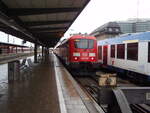 102 003 als RE 1 aus Nürnberg Hbf in München Hbf. 19.11.2023