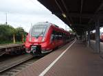 DB Regio Hessen/569681/442-114-als-rb-49-aus 442 114 als RB 49 aus Gieen in Hanau Hbf. 05.08.2017