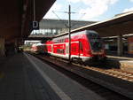 446 032 als RB 68 nach Frankfurt (Main) Hbf in Heidelberg Hbf. 27.06.2020