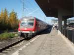 Ein Wittenberger Steuerwagen als RB aus Frankfurt (Main) Hbf in Heidelberg Hbf. 09.10.2010