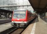 Ein Wittenberger Steuerwagen als RE aus Mannheim Hbf in Frankfurt (Main) Hbf. 09.04.2011