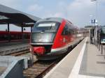 642 108 als RB 68 nach Saarbrcken Hbf in Pirmasens Hbf.