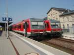 629 001 als RB 35 Bingen (Rhein) Stadt - Manhheim Hbf in Monsheim.