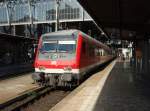 Ein Wittenberger Steuerwagen als RE nach Koblenz Hbf in Frankfurt (Main) Hbf.