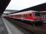 Ein Wittenberger Steuerwagen als RB nach Frankfurt (Main) Hbf in Heidelberg Hbf.