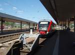 642 102 als RB 68 nach Pirmasens Hbf in Saarbrcken Hbf.