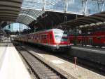 Ein Wittenberger Steuerwagen als RB nach Hanau Hbf in Frankfurt (Main) Hbf.