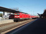 114 029 als RE Frankfurt (Main) Hbf - Kassel in Gieen. 21.09.2019