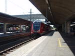 446 032 als RB 68 nach Frankfurt (Main) Hbf in Heidelberg Hbf.