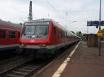 Ein Wittenberger Steuerwagen als RE Frankfurt (Main) Hbf - Fulda in Schlchtern.