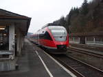 DB Regio NRW/609504/644-553-als-re-57-dortmund 644 553 als RE 57 Dortmund Hbf - Brilon Stadt in Brilon Wald. 31.03.2018