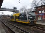DB Regio Sudost/122116/672-920-als-rb-48-aus 672 920 als RB 48 aus Bernburg in Calbe (Saale) Ost. 19.02.2011