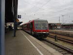 628 577 als RB 44 nach Rosenheim in Landshut (Bay) Hbf.