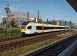 ET 5.16 der eurobahn bei einer Schulungsfahrt in Bielefeld Hbf.